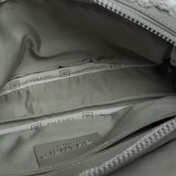 Pre Owned Chanel Grey Lapin Fur and Fabric Orylag Bag