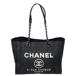 chanel large shopper bag