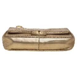 مملوكة مسبقًا Chanel Gold Leather 31 Rue Cambon Medium Classic Single Flap Bag