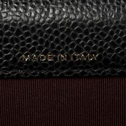 Pre Owned Chanel Black Quilted Caviar Leather Card Holder 