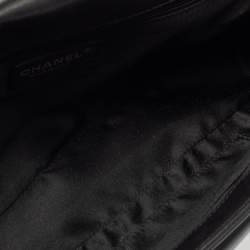 مملوكة مسبقًا Chanel Black Quilted Leather Double Flap Bag