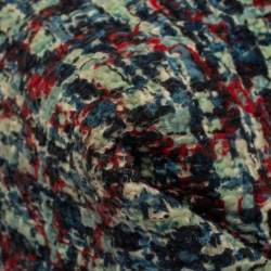 مملوكة مسبقًا Chanel Red Clover Tweed Shoulder Bag