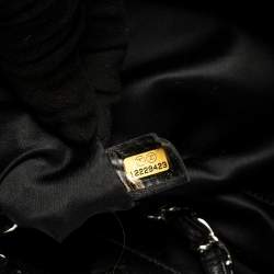 Pre Owned Chanel Black Sequins Embellished Summer Night Drawstring Bag