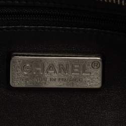 مملوكة مسبقًا Chanel Black Leather Medium Luxe Ligne Bowler Bag