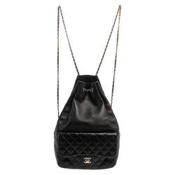 Chanel Backpack Metallic Quilted In Seoul Silver Lambskin Leather Backpack  — Olori Swank