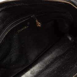 مملوكة مسبقًا Chanel Black Ostrich Vintage Chain Bag