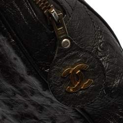مملوكة مسبقًا Chanel Black Ostrich Vintage Chain Bag
