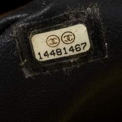 Pre Owned Chanel Yellow Quilted Jersey Small Just Mademoiselle Bowler Bag