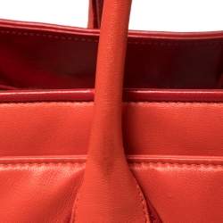 Chanel Red Leather Executive Cerf Shopper Tote