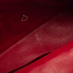 مملوكة مسبقًا Chanel Fuchsia Quilted Leather Jumbo Classic Single Flap Bag