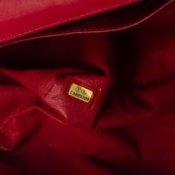 مملوكة مسبقًا Chanel Fuchsia Quilted Leather Jumbo Classic Single Flap Bag