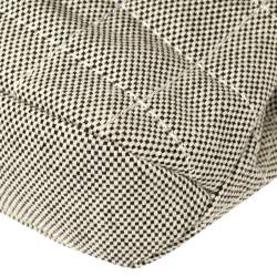 Pre Owned حقيبة كتف شانيل No 5 كاميليا بقلاب كانفاس مبطن بيج