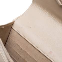 Chanel Beige Quilted Leather Chanel 19 Wallet on Chain