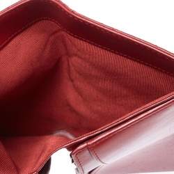 مم�لوكة مسبقًا محفظة كونتينينتال شانيل L ين جلد كافيار مبطنة حمراء