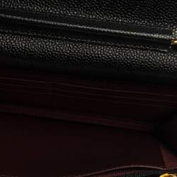 مملوكة مسبقًا محفظة بسلسلة شانيل كلاسيكية جلد وردية فاتحة