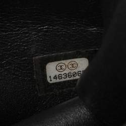 Pre Owned Chanel Silver Quilted Glitter Leather Reissue Flap Bag