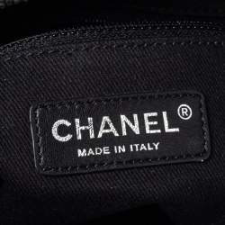 Pre Owned Chanel Grey Raffia Deauville Messenger Bag