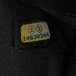 مملوكة مسبقًا محفظة مفكرة شانيل مزينة شعار الماركة سي سي سحاب ملتف جلد لامع مبطن عنابي داكن