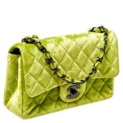 green quilted chanel bag