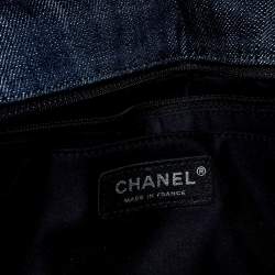 Pre Owned Chanel Multicolor Patchwork Leather and Fabric Medium Flap Bag