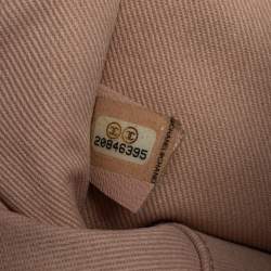 Pre Owned Chanel Pink Canvas Deauville Bowler Bag