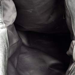 Pre Owned Chanel Silver Perforated Leather XL Rodeo Drive Tote