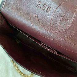 مملوكة مسبقًا Chanel Black Calf Leather Anniversary 2.55 Reissue 227 Flap Bag