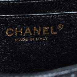 مملوكة مسبقًا Chanel Black Quilted Caviar Leather Jumbo Classic Single Flap Bag