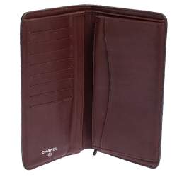 مملوكة مسبقًا Chanel Black Quilted Leather L Yen Continental Wallet