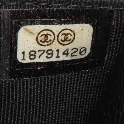 مملوكة مسبقًا محفظة بسلسلة شانيل كلاسيك جلد كافيار مبطن أحمر