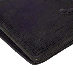 Chanel Metallic Purple Leather CC Bifold Wallet