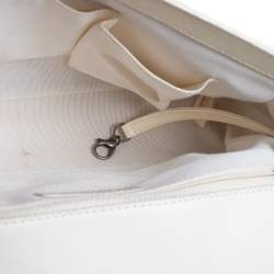 مملوكة مسبقًا Chanel Beige/Black Quilted Leather Large Boy Flap Bag