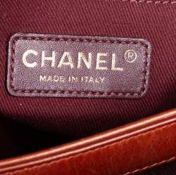 مملوكة مسبقًا Chanel Brown Aged Leather Large Perfect Edge Flap Bag