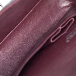 مملوكة مسبقًا حقيبة شانيل فينتدج دوبل كلاسيك جلد أسود مبطن متوسطة بقلاب