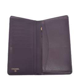 Pre Owned Chanel Black Leather Wallet