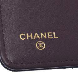 Pre Owned Chanel Black Leather Wallet