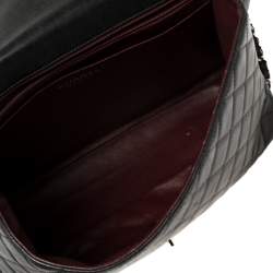 مملوكة مسبقًا Chanel Black Quilted Leather Maxi Classic Single Flap Bag