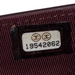 Pre Owned Chanel Black Quilted Caviar Leather Classic Flap Wallet