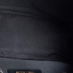 مملوكة مسبقًا Chanel Dark Grey Quilted Matte Caviar Leather Coco Camera Case Bag