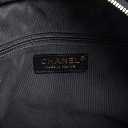 مملوكة مسبقًا Chanel Dark Grey Quilted Matte Caviar Leather Coco Camera Case Bag