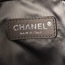 مملوكة مسبقًا Chanel Black/Grey Quilted Vinyl Melrose Degrade Cabas Tote