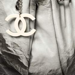 مملوكة مسبقًا Chanel Black/Grey Quilted Vinyl Melrose Degrade Cabas Tote