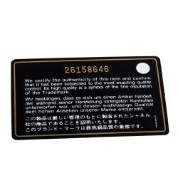 Pre Owned Chanel Navy Blue Chevron Lambskin Leather Studded Wallet On Chain