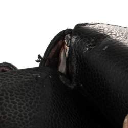 مملوكة مسبقًا Chanel Black Caviar Leather Maxi Classic Double Flap Bag