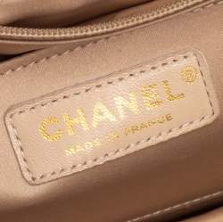 مملوكة مسبقًا Chanel Red Quilted Lambskin Leather Large Golden Class Flap Bag