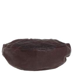 مملوكة مسبقًا Chanel Dark Brown Caviar Leather Outdoor Ligne Hobo