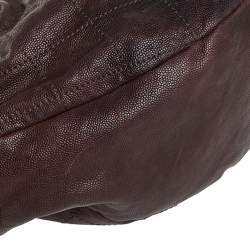 مملوكة مسبقًا Chanel Dark Brown Caviar Leather Outdoor Ligne Hobo