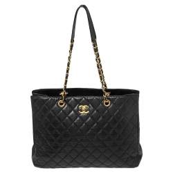 مملوكة مسبقًا Chanel Black Caviar Leather Timeless Classic Shopper Tote