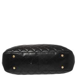 مملوكة مسبقًا Chanel Black Caviar Leather Timeless Classic Shopper Tote