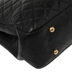 مملوكة مسبقًا Chanel Black Caviar Leather Timeless Classic Shopper Tote